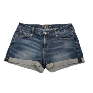 Arizona Distressed Cuffed Jean Shorts